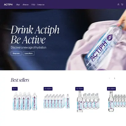 The Actiph website